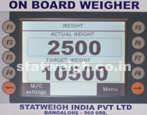 on board weighing system