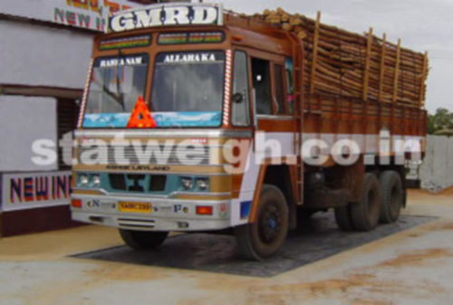 Pit less type weighbridge with truck