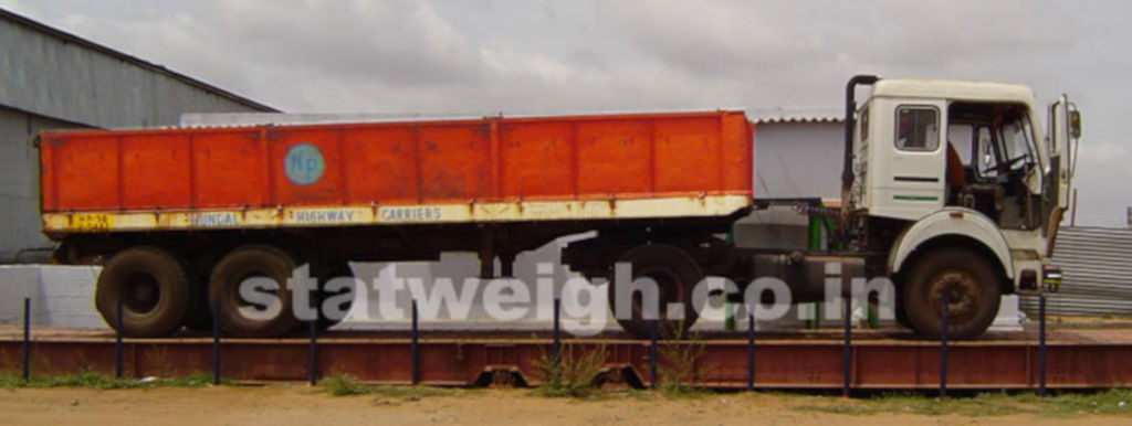 Pitless type weighbridge